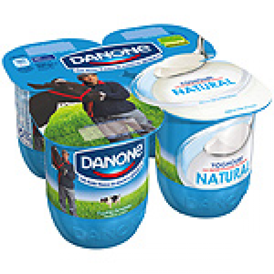 DANONE yogur natural pack 4 unidades